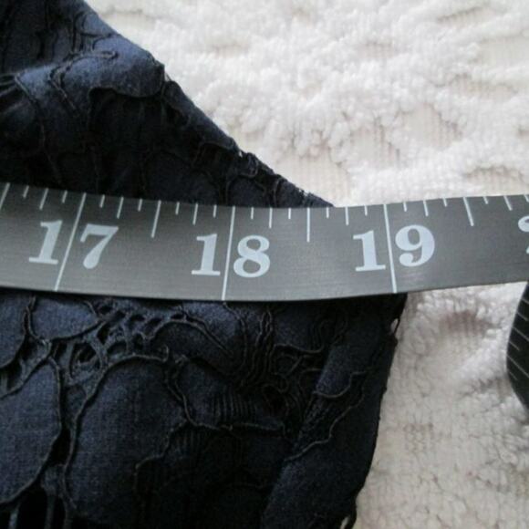 Rachel Zoe Lace Pattern Mini Dress-Size 12/XL-Blue-NWOT - Picture 9 of 16